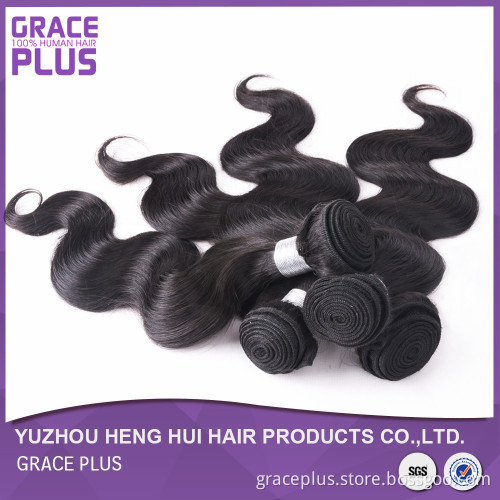 7A Grace Plus Hair High quality unprocessed virgin peruvian human hair factory price peruvian body wave